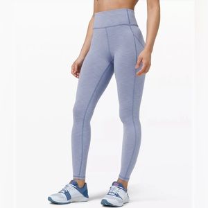 lululemon Invigorate High-Rise Tight 25” - Water Drop - Size 8